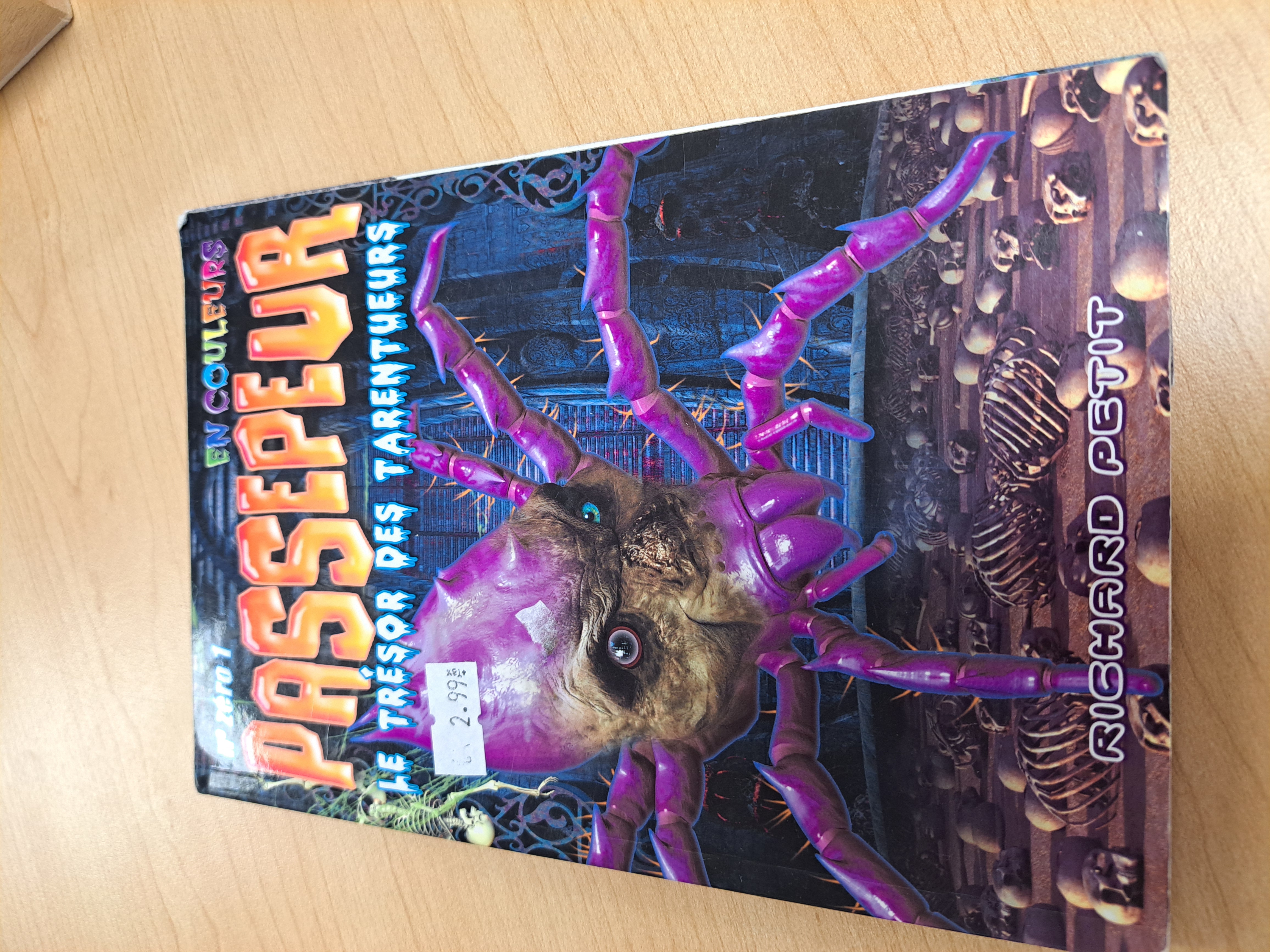 En couleur passepeur no zéro1 Le trésor des tarentueurs Richard Petit livre usagé